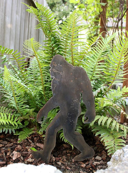Bigfoot Walking Spike (Lawn Spike) - Lawn and Garden Ornament - Bigfoot/Sasquatch/Yeti Gift - Cold Rolled Steel - Made and Manufactured in USA