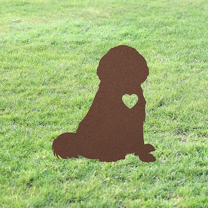 Personalized Newfoundland Dog Garden Statue Stake,Custom Newfie Outdoor Decor,Memorial Remembrance Sculpture,Outdoor Statue for Yard Garden Porch Lawn Grassland Park Farm Flowerpot Decor.