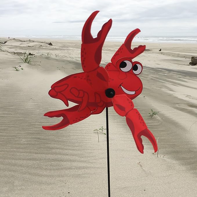 In the Breeze 2553 Baby Whirligig Wind Spinner, Crab