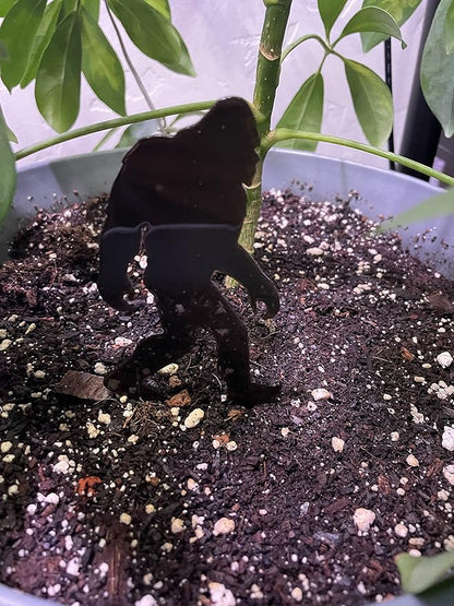 Bigfoot Walking Spike (Small Flowerpot Spike) - Lawn and Garden Ornament - Bigfoot/Sasquatch/Yeti Gift - Made and Manufactured in USA