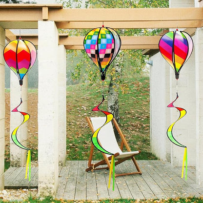Windmill, Garden Wheel Spinner, DIY Pinwheel, Colorful Pin Wheel, Fabric Windmill Wheel, 10.6inch x 53inch Large Whirligigs Windmill 3PCS, Outdoor Courtyard, Lawn, Decoration Wind Spinner