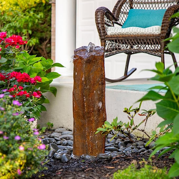 Aquascape Faux Basalt Column Fountain, 30 inch, 78363