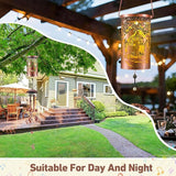 Retisee Deer Solar Wind Chimes Outdoor Metal Deer Gifts Solar Light Windchimes Outside Indoors Christmas Decoration Birthday Gift for Home Lawn Porch Patio Garden Yard