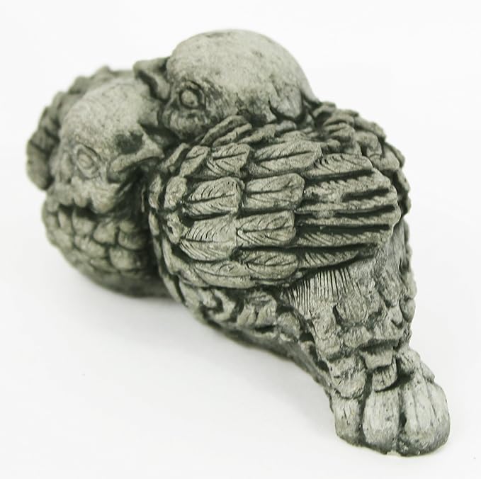 Nesting Birds Concrete Garden Statue Cement Figurine Bird Cast Stone Sculpture
