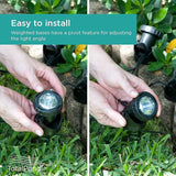 TotalPond Pond and Landscape LED Lights, 3-Piece Set, Height : 5.91 Width : 8.7 Depth : 8.7