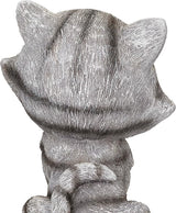 Roman 7.5” Adorable Cat on Rock Garden Statue – Outdoor Figurine – Whimsical Yard, Lawn, or Patio Decor for Cat Lovers