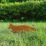 2 PCS Animal Garden Decoration, Lawns Animal Indoor Outdoor Garden Statue, Animal Figurine for Gardens Patios, Creative Animal Garden Sculpture, Sneaky Rustic Animal Garden Decoration