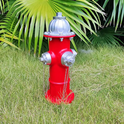 Dog Pee Post - Fake Fire Hydrant Outdoor Play Equipment, Puppy Training Post - 14.5 inch