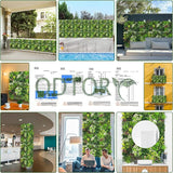 ODTORY Artificial Plant Wall Panels: 70"×120" UV-Anti Faux Grass Wall Backdrop Boxwood Ivy Fence Privacy Screen Fake Greenery Leaf Hedge for Outdoor,Indoor,Garden,Backyard and Home Decor