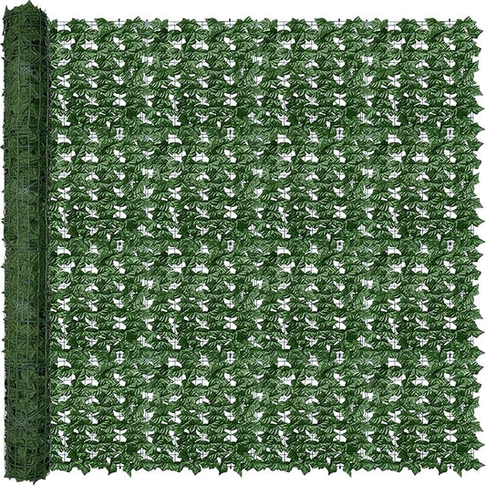 ODTORY Artificial Ivy Privacy Fence Wall Screen,80X120 in UV-Anti Faux Greenery Backdrop Ivy Vine Leaf Hedges Fence Panels for Patio, Balcony, Garden, Backyard Indoor Outdoor Green Wall Decor