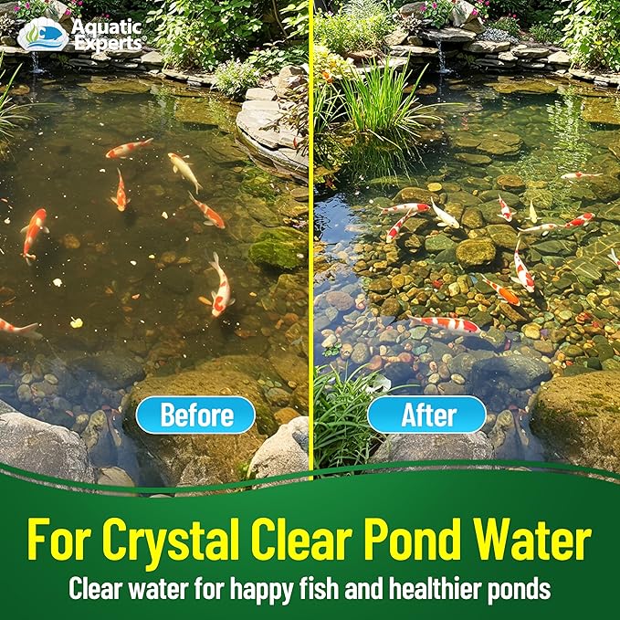 Aquatic Experts Green COARSE Pond Filter Pad - 2 inch Thick - Bulk Roll Water Garden Filter Pond Media - Made in USA, (14" x 56")