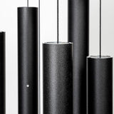 Corinthian Bells by Wind River - 60 inch Black Wind Chime for Patio, Backyard, Garden, and Outdoor Decor (Aluminum Chime) Made in The USA