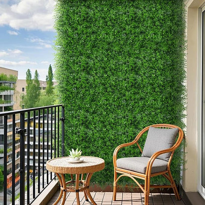 Grooy 60"x120"(50 SQFT) Artificial Hedge Grass Wall Roll Panels, Green Wall Panels, Plant Wall, Greenery Wall Backdrop, UV Protected Privacy Fence Screen for Outdoor Indoor Wedding Décor