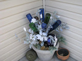 USA Classic Bottletree Bush Bottle Tree Southern Wine - MINI Classic Holds 16 Bottles. Heavy Duty Solid Steel and Made in USA.