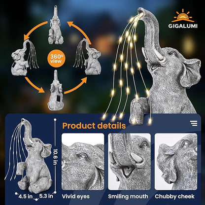GIGALUMl Solar Garden Statue Bundle