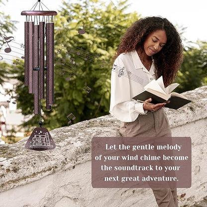 Kubbut Book Lovers Gifts 32" Wind Chimes, Bookish Gifts for Women/Men, Book Club/Reading Gift Decoration for Reader Librarian Teacher, Bookworm Books Nerd Present