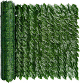 iCover Artificial Ivy Privacy Screen for Fence, 59x118in Strengthened Joint Prevent Leaves Falling Off, Faux Hedge Panels Greenery Vines, Decorative Fences for Outdoor, Garden