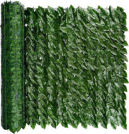 iCover Artificial Ivy Privacy Screen for Fence, 78x118in Strengthened Joint Prevent Leaves Falling Off, Faux Hedge Panels Greenery Vines, Decorative Fences for Outdoor, Garden