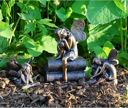 Top Collection Miniature Garden & Terrarium Fairy Napping Statue, Small