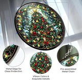 Customized Christmas Tree Stained Glass Window Hanging by Clare Donovan, Stained Glass Suncatcher for Women, Window Decor Perfect Home Décor