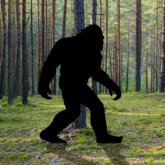 7.4ft Bigfoot Metal Outdoor Decor Big Foot Sasquatch Gifts for Men/Dad/Women, Chimpanzees Silhouette Statues for Yard Art, Garden, Patio, Backyard, Forests, Lawn Decorations(Regular Style)