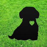 Personalized Maltipoo Yard Statue Stake,Custom Maltipoo Dog Outdoor Garden Art Decor,Memorial Remembrance Sculpture,Outdoor Statue for Yard Garden Porch Lawn Grassland Park Farm Flowerpot Decor.