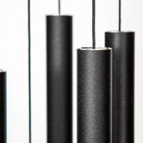 Corinthian Bells by Wind River - 30 inch Black Wind Chime for Patio, Backyard, Garden, and Outdoor Decor (Aluminum Chime) Made in The USA
