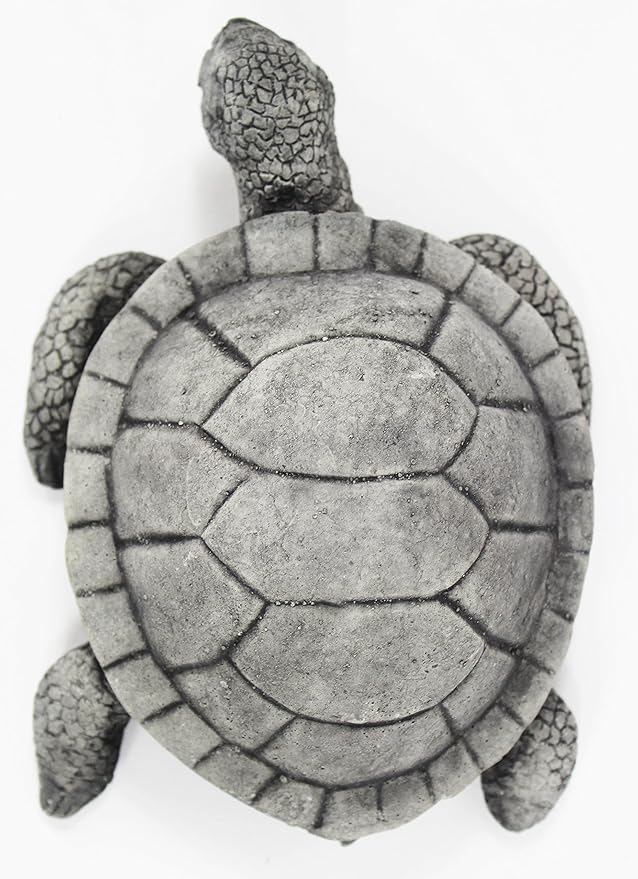 Swimming Turtle Concrete Garden Statue Cement Turtles Figure Cast Stone Outdoor Amphibian Statuary