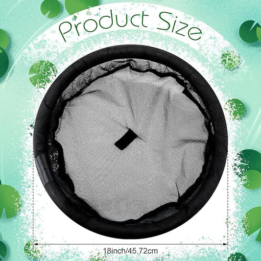 Diameter Fish Barrier Black Flora Round Floating Island Plant Protector for Your Home Pond Protects Fish