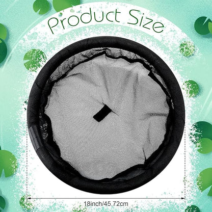 Diameter Fish Barrier Black Flora Round Floating Island Plant Protector for Your Home Pond Protects Fish