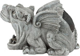 Design Toscano Roland the Gothic Gargoyle Gutter Guardian Rain Downspout Extension Outdoor Statue, 10 Inch Long, Cast Stone Resin, Grey Stone Finish