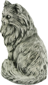 Chester Cat Statue Home and Garden Statues Outdoor Animal Cement Figure Cast Stone Kitten Statuary