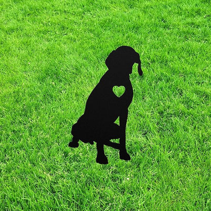 Personalized German Shorthaired Pointer Garden Statue Stake,Custom Gsp Dog Outdoor Yard Art Decor,Memorial Remembrance Sculpture for Yard Garden Porch Lawn Grassland Park Farm Flowerpot Decor.