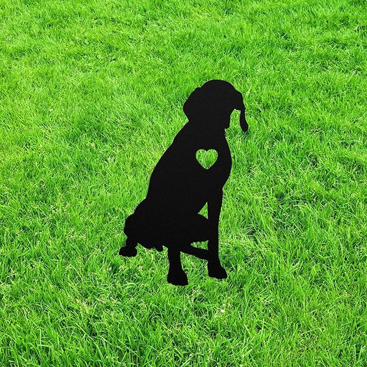 Personalized German Shorthaired Pointer Garden Statue Stake,Custom Gsp Dog Outdoor Yard Art Decor,Memorial Remembrance Sculpture for Yard Garden Porch Lawn Grassland Park Farm Flowerpot Decor.
