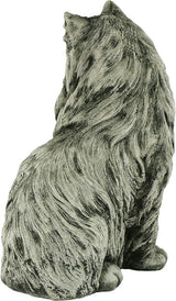 Chester Cat Statue Home and Garden Statues Outdoor Animal Cement Figure Cast Stone Kitten Statuary