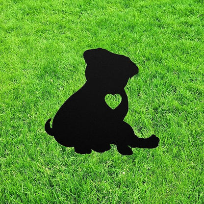 Personalized Pug Garden Statue Stake,Custom Pug Outdoor Yard Art Decor,Memorial Remembrance Sculpture,Outdoor Statue for Yard Garden Porch Lawn Grassland Park Farm Flowerpot Decor.