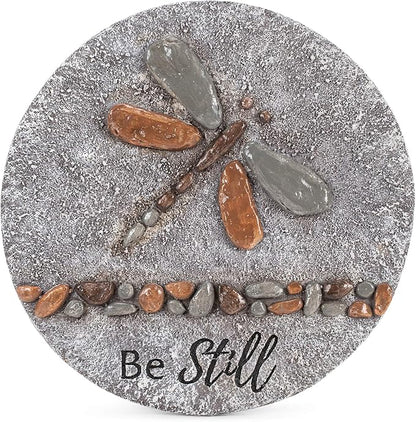 Roman Giftware Inc., Garden Collection, 11.75" D Dragonfly Stepping,Religious, Inspirational, Durable (11x11x1)