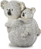 Roman Giftware Inc., Pudgy Pals Collection, Koala and Baby Statue, 8.5" H,Decorative, Garden Gift, Home Outdoor Decor