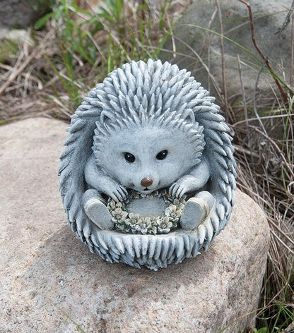 Roman Garden - Hedgehog in Rain Boots Statue, 7.5H, Pudgy Pals Collection, Resin and Stone, Decorative, Garden Gift, Home Outdoor Decor, Durable, Long Lasting