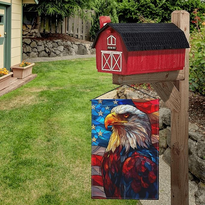 Bird Garden Flag Seasonal Double Sided 12 x 18 Inch Small Yard Flag for Indoor Outdoor Decor Holiday All Seasons