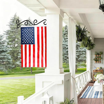 Wall Garden Flag Holder,Wall Garden Flag Stand,Garden Flag Scroll Hanger,Garden Flag Wall Hanger,One Piece Garden Flag Stand For Wall Porch,Great Gifts Ideas