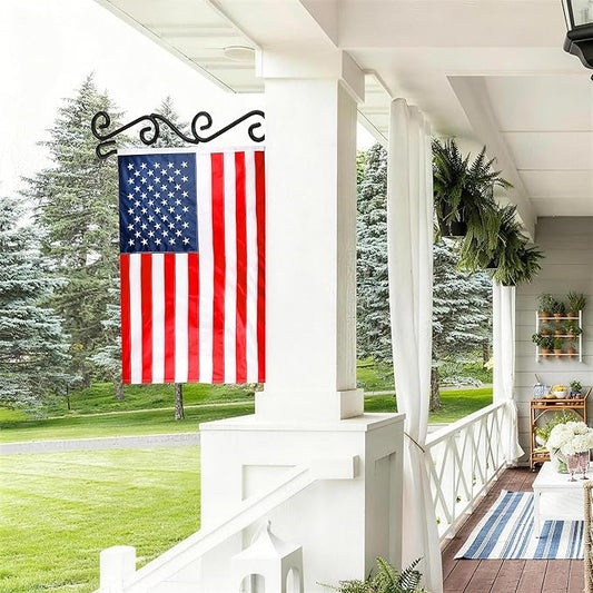 Wall Garden Flag Holder,Wall Garden Flag Stand,Garden Flag Scroll Hanger,Garden Flag Wall Hanger,One Piece Garden Flag Stand For Wall Porch,Great Gifts Ideas