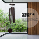 Extra Large Wind Chimes for Outside Deep Tone - 58'' Outdoor Clearance, Deep Tone Wind Chimes, Memorial Wind Chime, Sympathy Gift, Patio Yard, Home Décor, Bronze (58" Bronze)