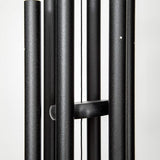 Corinthian Bells by Wind River - 30 inch Black Wind Chime for Patio, Backyard, Garden, and Outdoor Decor (Aluminum Chime) Made in The USA