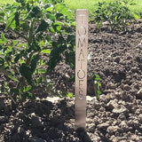 Customizable 15" Metal Garden Markers - Personalized Plant Labels, Herb & Vegetable Stakes, Outdoor Garden Signs, 80+ Varieties for Easy Plant ID (Single - 15 inches long)