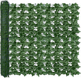 ODTORY Artificial Ivy Privacy Fence Wall Screen,40X120 in UV-Anti Faux Greenery Backdrop Ivy Vine Leaf Hedges Fence Panels for Patio, Balcony, Garden, Backyard Indoor Outdoor Green Wall Decor