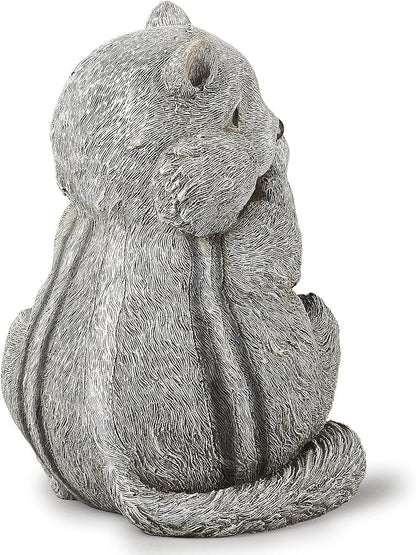 Roman Garden - Chipmunk Statue, 8.75" H, Pudgy Pals Collection, Resin and Dolomite, Decorative, Garden Gift, Home Outdoor Decor, Durable, Long Lasting