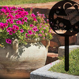 Grow Dammit Funny Garden Signs, Unique Outside Gardening Decor Outdoor, Flower Vegetable Garden Plant Accessories, Fun Gardening Gifts for Women Men Mom Gardeners Who Love Plants