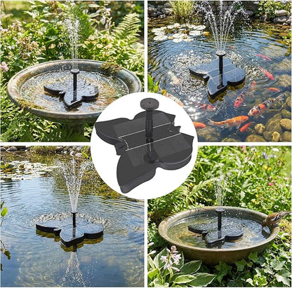 Solar Fountain Bird Bath Fountain Pump,Water Fountain Outdoor Garden,Free Standing Floating Solar Powered Water Fountain Pump for Bird Bath, Garden, Pond, Pool, Outdoor﻿