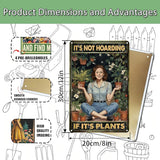 3 PCS Garden Gifts Women-Funny Metal Garden Signs Decor for Outside,Patio,Backyard,GardenersGardeners,and Plant Lovers,Mothers Grandmas and Housewarming 8x12inch